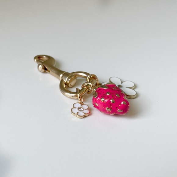 Coach Upcrafted Strawberry Bag Charm - Picture 2 of 8